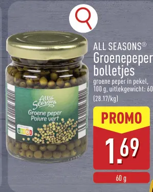 Promotie: Groenepeperbolletjes
