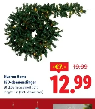 Aanbieding: LED-dennenslinger