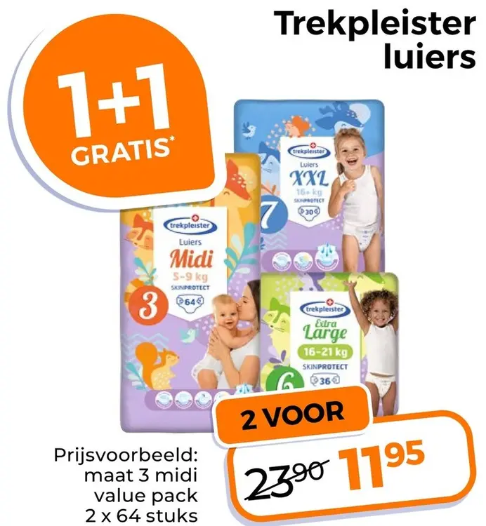 Aanbieding: Trekpleister luiers