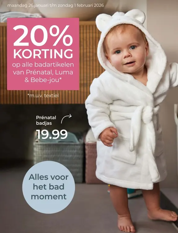Aanbieding: Prénatal badjas