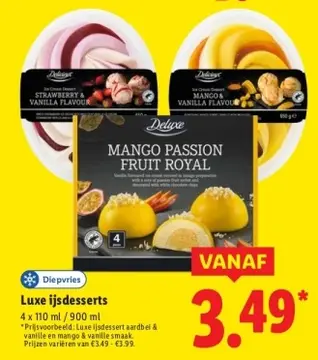 Aanbieding: Luxe ijsdesserts