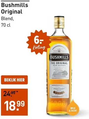 Aanbieding: Bushmills Original
