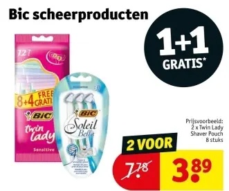 Promotie: Bic scheerproducten