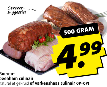 Aanbieding: Boeren-beenham culinair