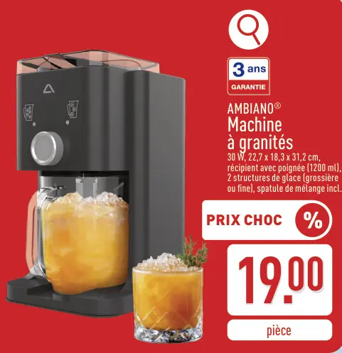 Offre: Machine à granités