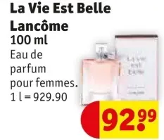 Offre: La Vie Est Belle