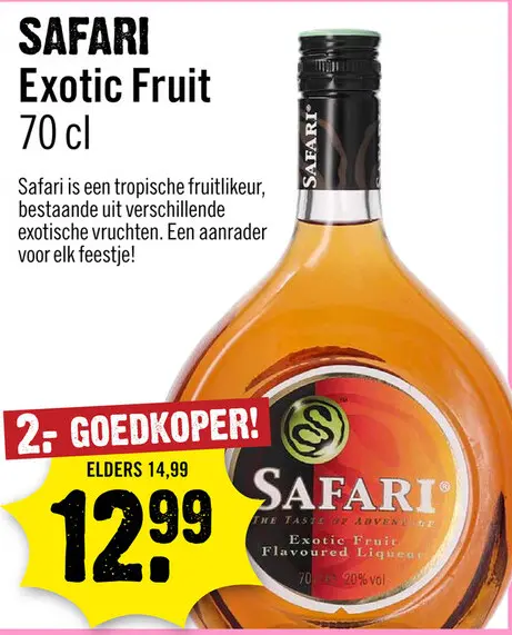 Aanbieding: Safari    70 cl