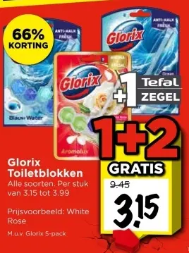 Aanbieding: Glorix Toiletblokken