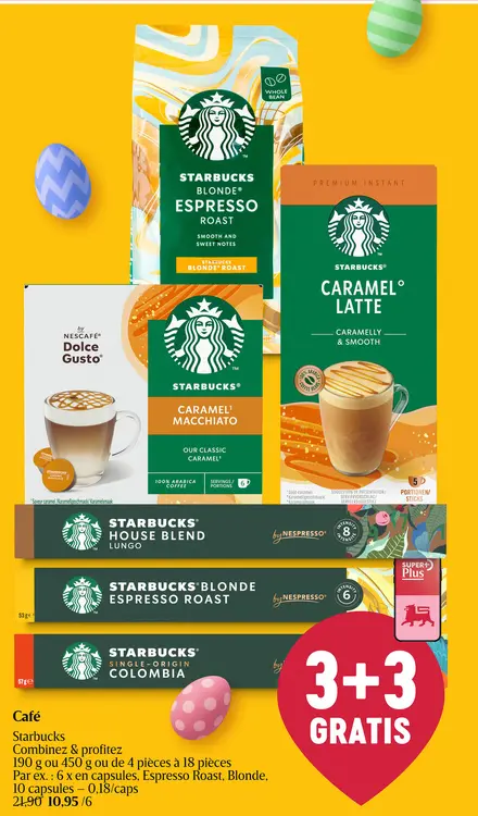 Offre: Starbucks blonde espresso roast