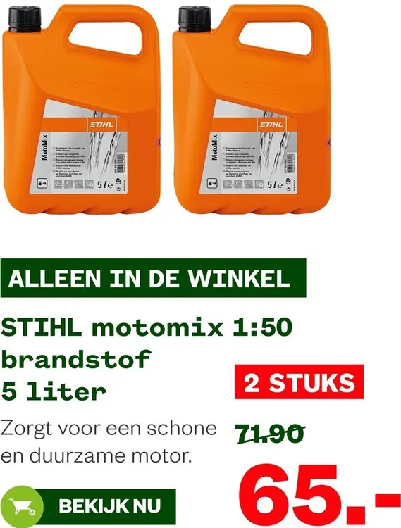 Aanbieding: Motomix 1:50 brandstof