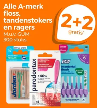 Aanbieding: floss, tandenstokers en ragers