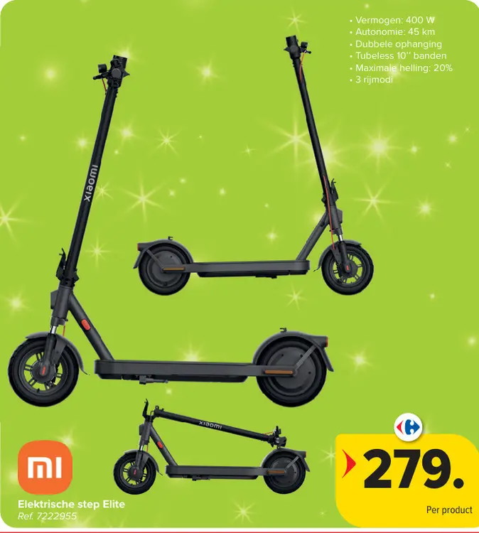 Promotie: Elektrische step Elite