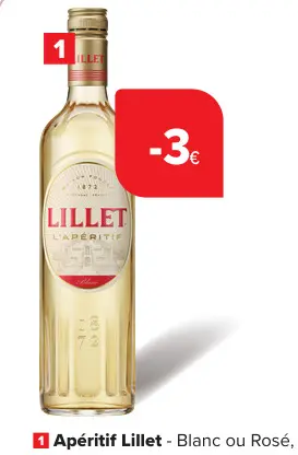 Offre: Apéritif Lillet