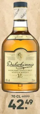 Aanbieding: Dalwhinnie 15 Yrs Malt