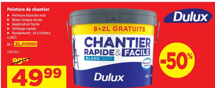 Offre: Peinture de chantier