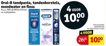 Aanbieding: Oral-B tandpasta, tandenborstels, mondwater en floss