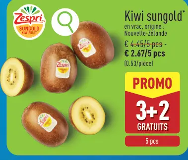Offre: Kiwi sungold