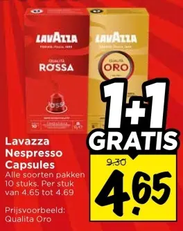 Aanbieding: Nespresso Capsules
