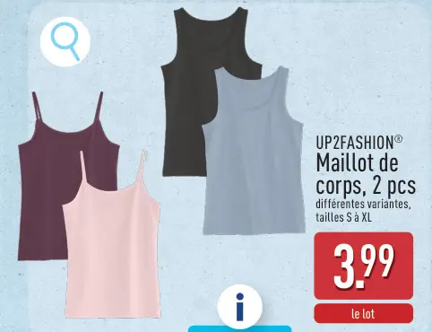 Offre: Maillot de corps, 2 pcs