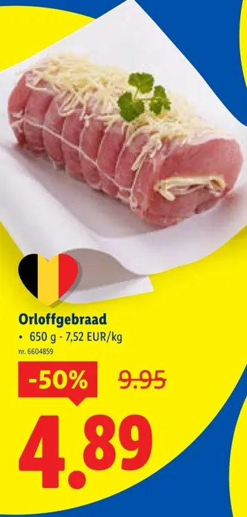 Promotie: Orloffgebraad