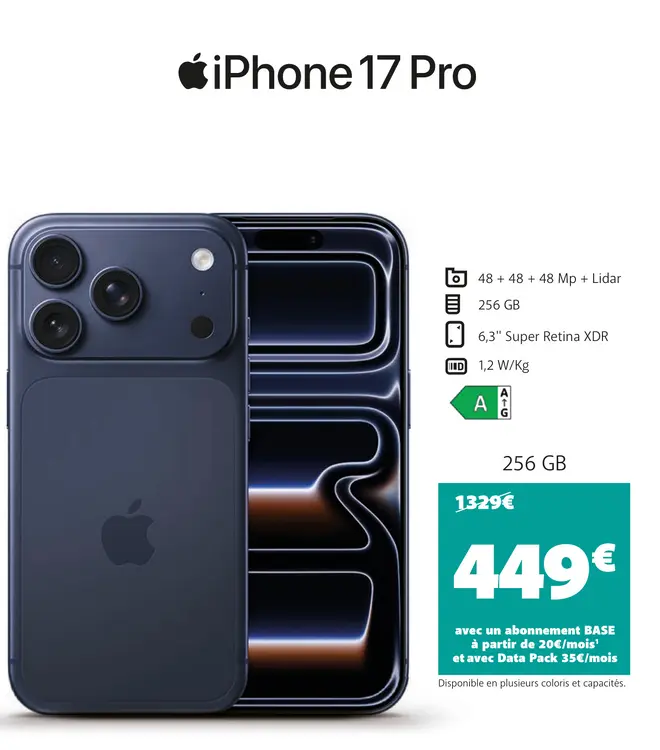 Offre: iPhone