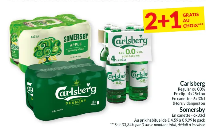 Offre: Carlsberg / Somersby