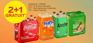 Offre: Coca-Cola, Sprite, Fanta, Fuze Tea
