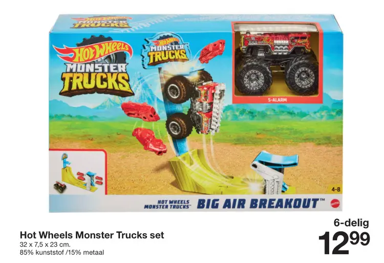 Aanbieding: Hot Wheels Monster Trucks set