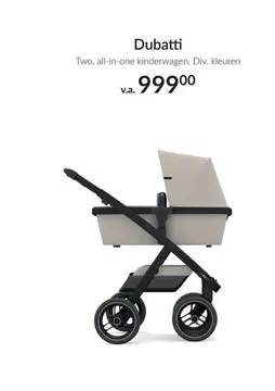Aanbieding: Dubatti Two, all-in-one kinderwagen
