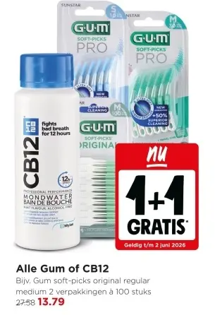 Aanbieding: Gum of CB12