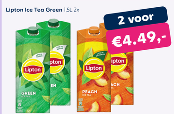Aanbieding: Lipton Ice Tea Green