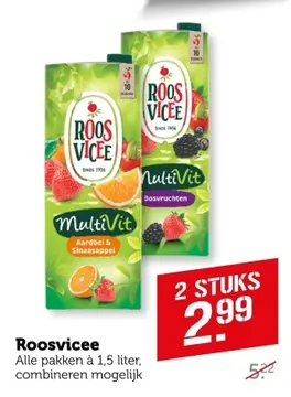 Aanbieding: Roosvicee