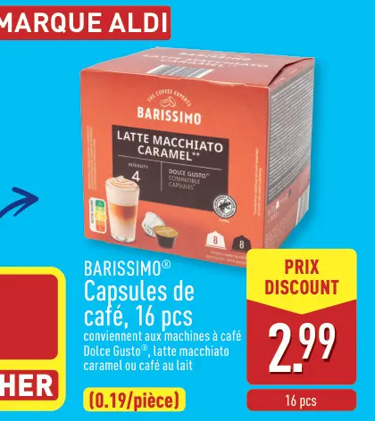 Offre: Capsules de café
