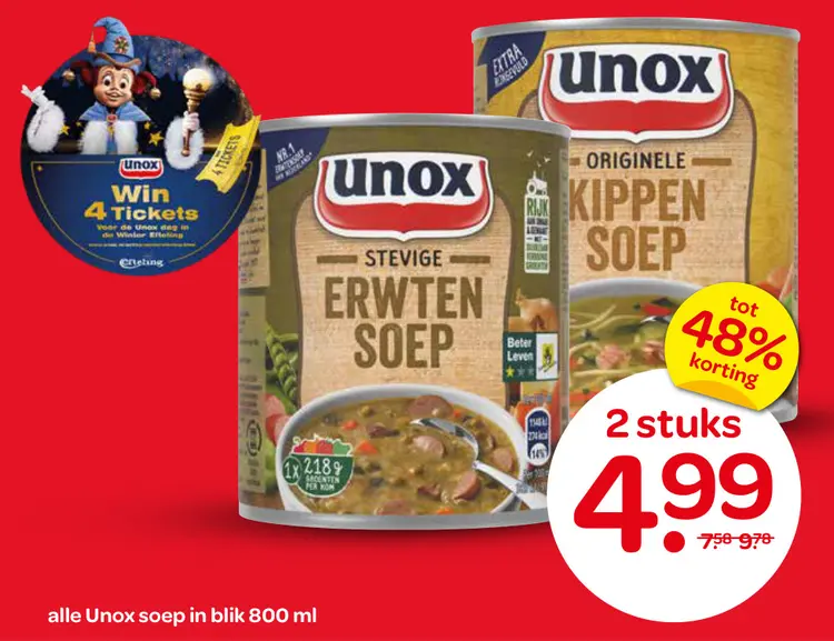 Aanbieding: Unox Soep