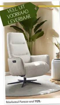 Aanbieding: Relaxfauteuil Pianezzo