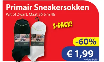Aanbieding: Primair Sneakersokken