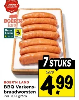 BBQ Varkensbraadworsten