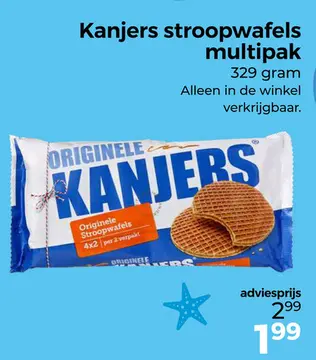 Aanbieding: Kanjers stroopwafels multipak