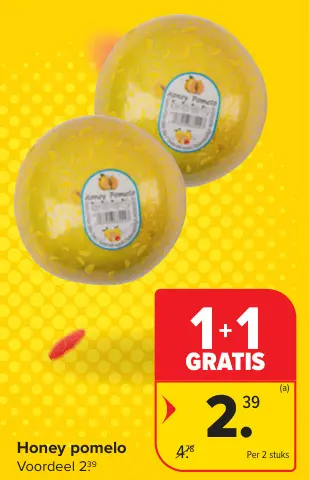 Promotie: Honey pomelo