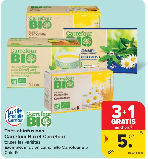 Offre: Thés et infusions