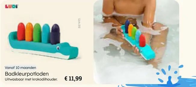 Aanbieding: Badkleurpotloden