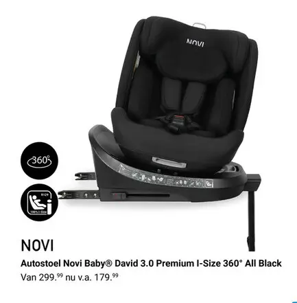 Aanbieding: Autostoel Novi Baby® David 3.0 Premium I-Size