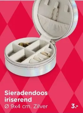 Aanbieding: Sieradendoos iriserend