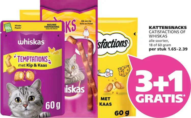 Aanbieding: Catisfactions of Whiskas