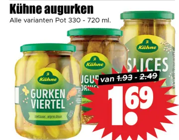 Aanbieding: Kühne augurken