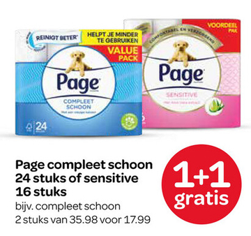 Aanbieding: Page compleet schoon