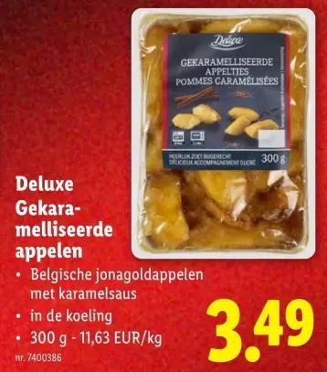 Promotie: Gekaramelliseerde appelen