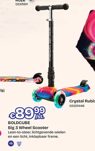 Promotie: Evo Light Up Inline Scooter neochrom