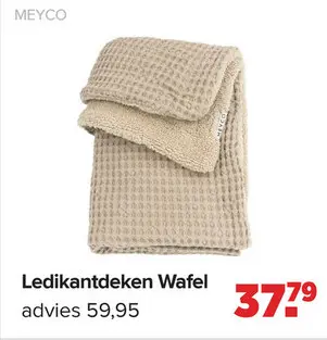 Aanbieding: Ledikantdeken Wafel
