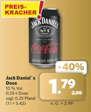 Aanbieding: Jack Daniel's Dose